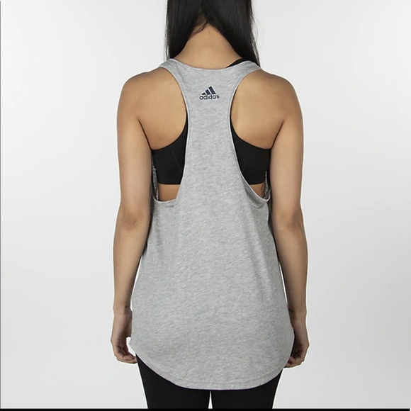 Adidas Essentials Linear Loose Tank S NEW - Picture 2 of 3